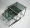 Vintage Chrome Nesting Tables, 1970s 6