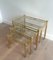 Brass Nesting Tables, 1970s, Set of 3, Image 2