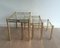 Brass Nesting Tables, 1970s, Set of 3 3