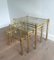 Brass Nesting Tables, 1970s, Set of 3, Image 5