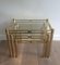 Brass Nesting Tables, 1970s, Set of 3, Image 1