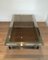 Table Basse en Chrome et Laiton, 1970s 6