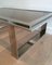 Chrome & Brass Coffee Table, 1970s 2