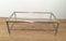 Brushed Steel & Brass Coffee Table, 1970s, Image 8