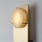 Polifemo Sconce in Brushed Brass, Alabaster, and Mongoy Wood from Silvio Mondino Studio, Image 7