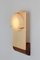 Polifemo Sconce in Brushed Brass, Alabaster, and Mongoy Wood from Silvio Mondino Studio 3