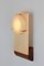 Polifemo Sconce in Brushed Brass, Alabaster, and Mongoy Wood from Silvio Mondino Studio, Image 3