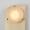 Polifemo Sconce in Brushed Brass, Alabaster, and Mongoy Wood from Silvio Mondino Studio 2