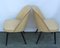 Wood & Vinyl Chairs, 1960s, Set of 2 6