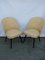 Wood & Vinyl Chairs, 1960s, Set of 2 2