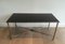 Nickel Coffee Table with Black Lacquered Top, 1960s 1