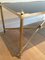 Neoclassical Brass & Black Lacquered Glass Coffee Table from Maison Jansen, 1940s 3