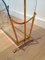 Vintage Brass & Glass Magazine Rack 4