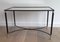 Mid-Century Brass & Black Lacquered Coffee Table 1