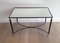 Mid-Century Brass & Black Lacquered Coffee Table 2