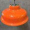 Orange & White Pendant Lamp from Guzzini, 1970s 2