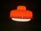 Orange & White Pendant Lamp from Guzzini, 1970s 6