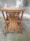 Italian Bamboo and Rattan Side Table, 1960s, Image 4