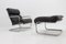 Leather Lounge Chair & Ottoman, 1950s, Set of 2, Image 1