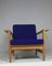 Model 2451 Oak Lounge Chair by Søren Holst for Fredericia, 1980s 3