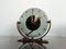 Vintage Glass Table Clock by Leendert Prins for NUFA, 1930s, Image 7