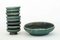 Ceramic Bowl set from Tapis Vert, 1950s, Set of 9 1