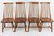 Dutch Spindle Back Chairs from Pastoe, 1960s, Set of 4 1