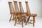 Dutch Spindle Back Chairs from Pastoe, 1960s, Set of 4 2
