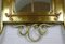 Brass Wall Lights with Fabric Shades, 1930s, Set of 2, Image 13