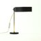 Vintage Czech Brass & Black Metal Table Lamp, 1950s 2