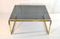 Italian Square Brass Coffee Table, 1970s, Image 2