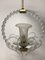 Lámpara colgante antigua de cristal de Murano de Barovier & Toso, Imagen 8