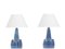 Scandinavian Ceramic Table Lamps by Maria Philippi for Søholm, 1960s, Set of 2 1