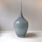 Vintage Scandinavian Long Neck Glass Vase, 1960s 1