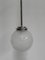 Art Deco Hanging Lamp with Frosted Glass Globe﻿ 3