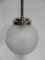 Art Deco Hanging Lamp with Frosted Glass Globe﻿, Image 6