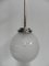 Art Deco Hanging Lamp with Frosted Glass Globe﻿ 4