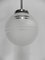 Art Deco Hanging Lamp with Frosted Glass Globe﻿ 5