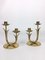 Candelabros suecos vintage de Gunnar Ander para Ystad-Metall. Juego de 2, Imagen 1