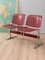 Vintage Red Waiting Bench, 1970s 1