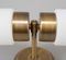Vintage Brass & Opaline Glass Wall Lamp with Two Lights, Image 2