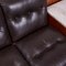 Danish Leather 3-Seater Sofa with Marble Side Table & Ottoman, 1960s, Image 4