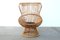 Vintage Wicker Margherita Chair with Cushion by Franco Albini for Bonacina 5