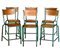 Vintage French Industrial Design Chairs, Set of 6 1