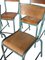 Vintage French Industrial Design Chairs, Set of 6, Image 7