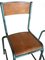 Vintage French Industrial Design Chairs, Set of 6, Image 5