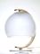Italienische Metall & Eisglas Tischlampe, 1960er 3