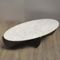 Mid-Century Oval Table with Marble Top, 1950s, Image 9