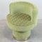 Vintage Spanish Green Armchair, 1970s 3