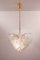 Vintage Murano Glass Leaf Chandelier from Novaresi 2